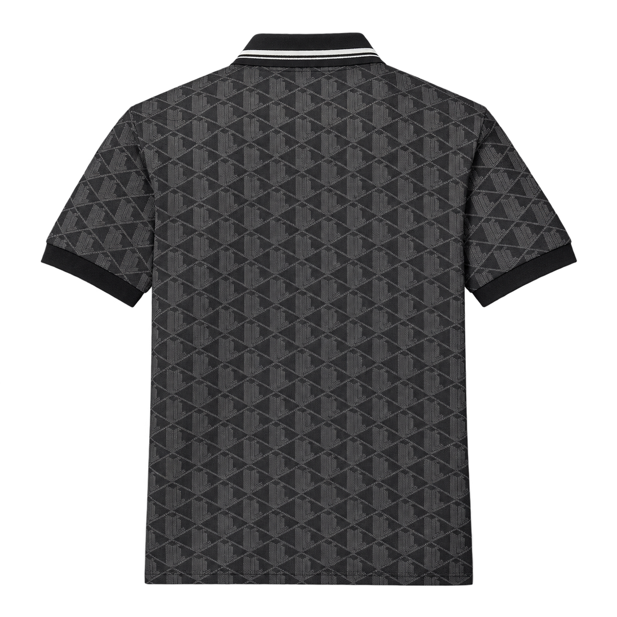 Remera Lacoste Monograph Negra