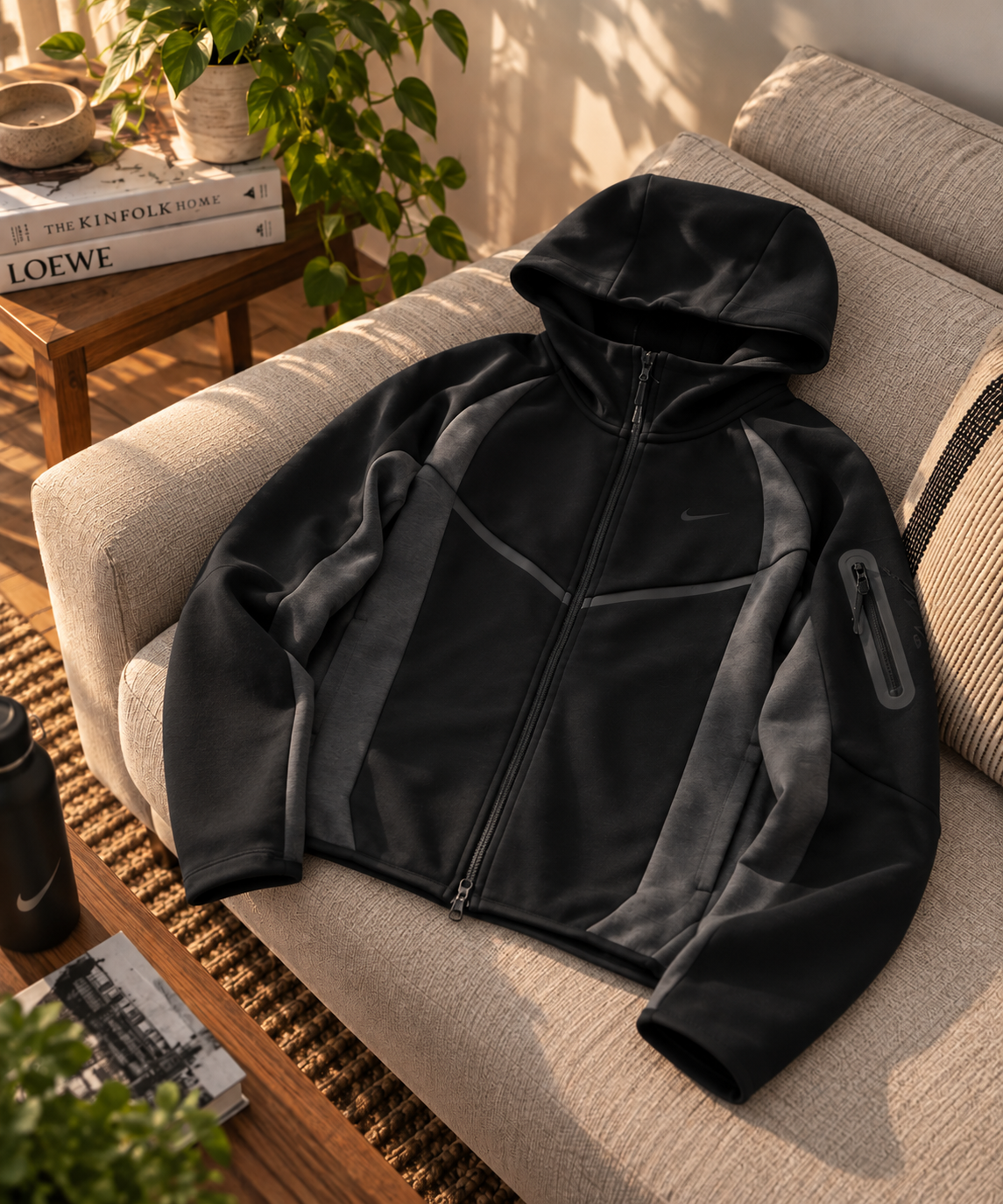 Conjunto Nike Tech Fleece Negro