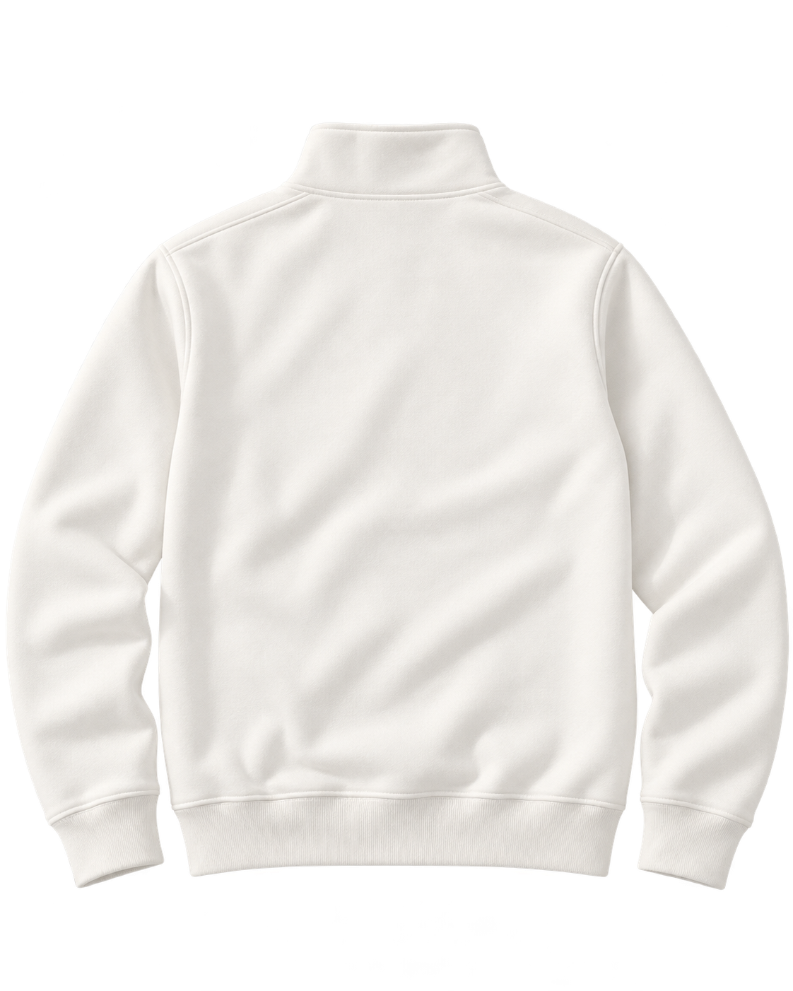 Buzo Ralph Lauren Medio Cierre Blanco