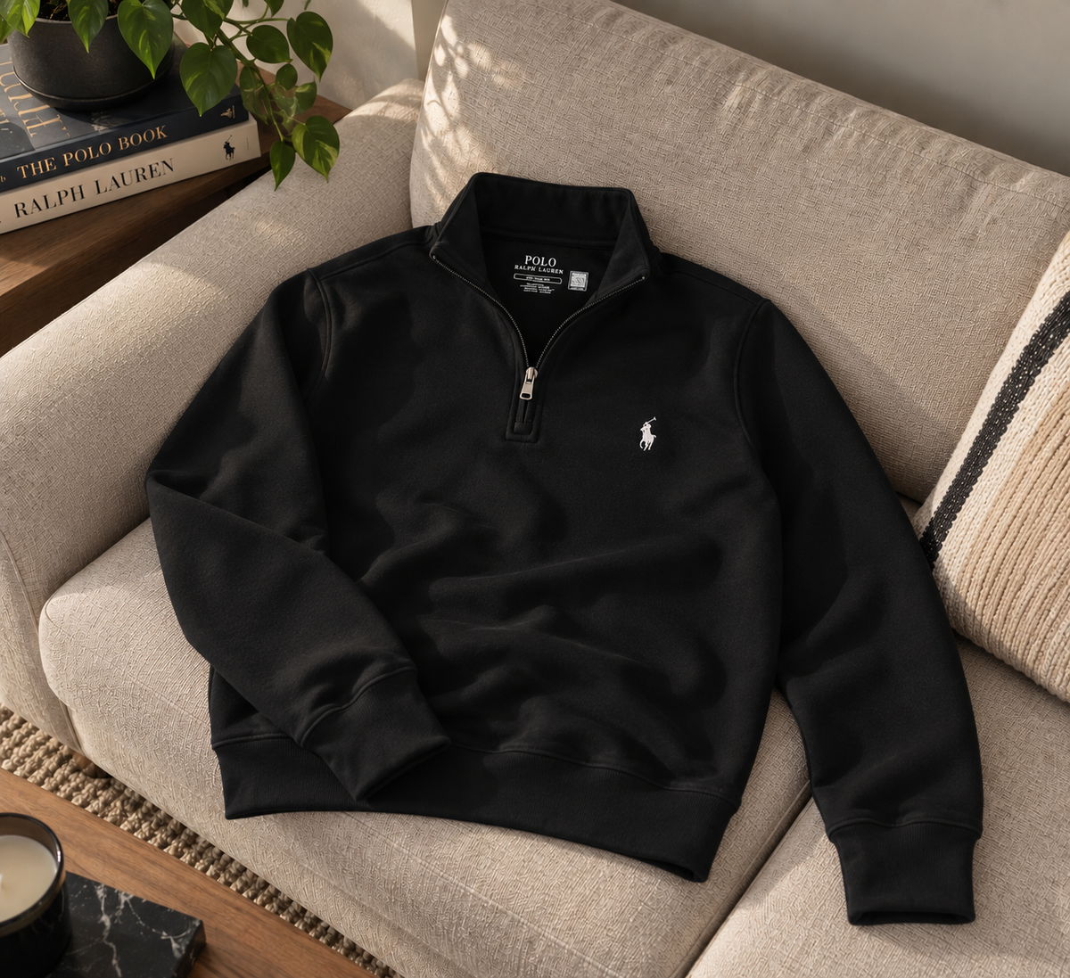 Buzo Ralph Lauren Medio Cierre