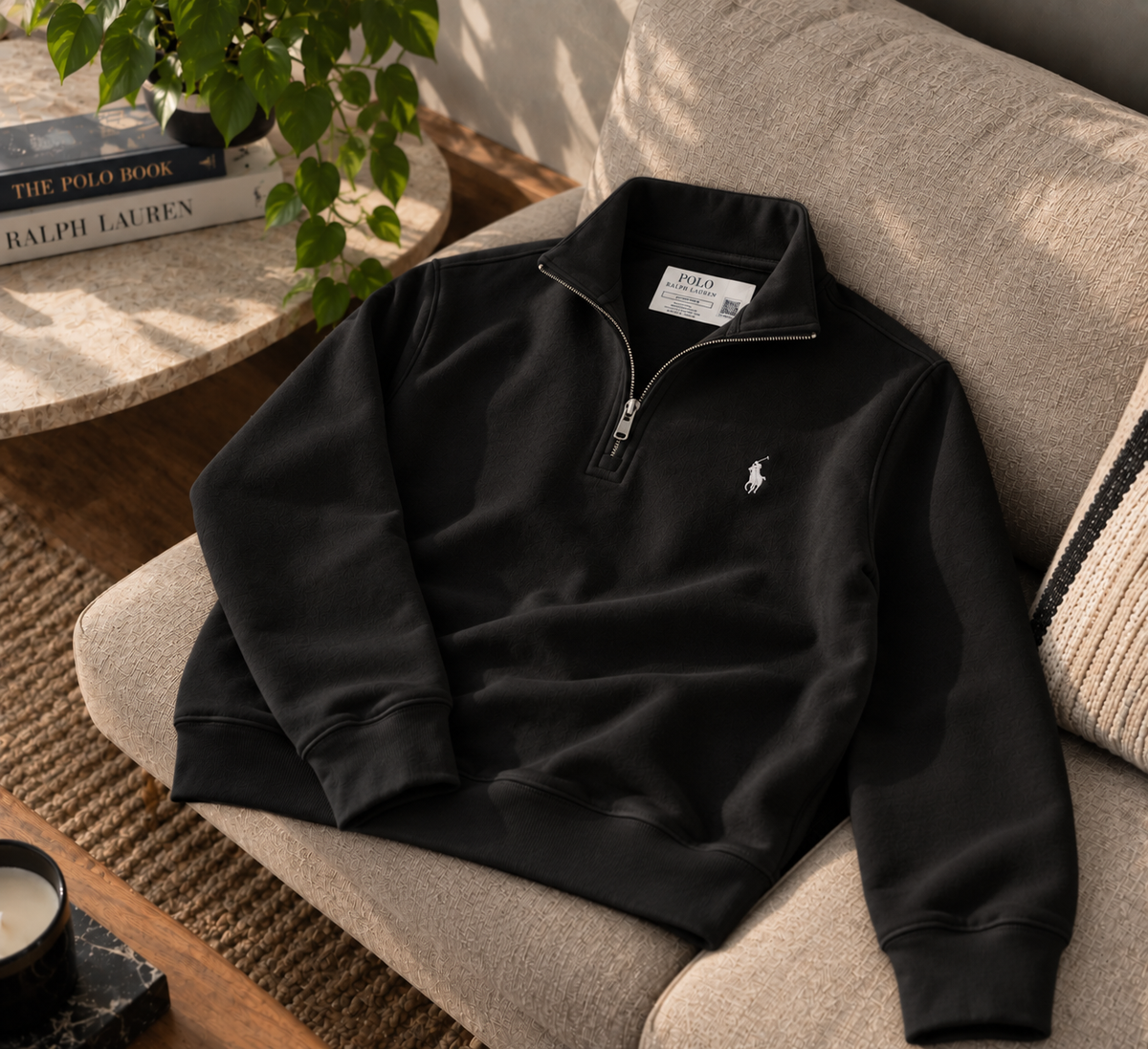 Buzo Ralph Lauren Medio Cierre