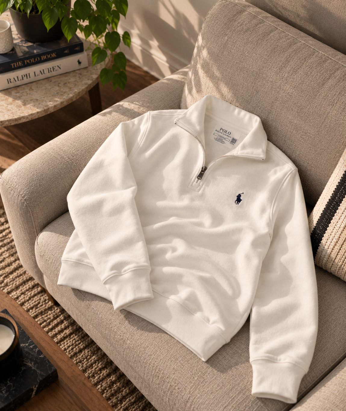 Buzo Ralph Lauren Medio Cierre